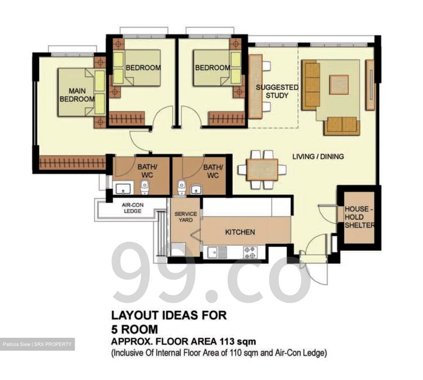 Blk 187A Fengshan Greenville (Bedok), HDB 5 Rooms #509136361
